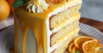 Citrus Orange Burst Cake