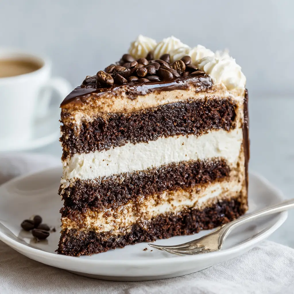 Mocha Espresso Layer Cake