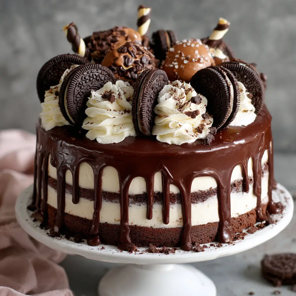 Oreo Overload Chocolate Cake