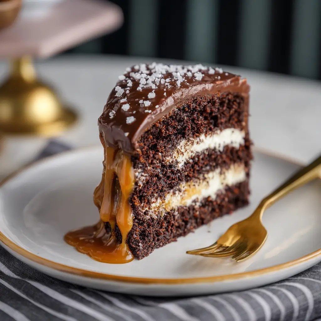 Salted Caramel Chocolate Cake