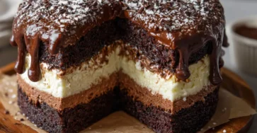 Triple-Layer Dark Chocolate Bliss