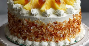 Tropical Coconut Pineapple Cake
