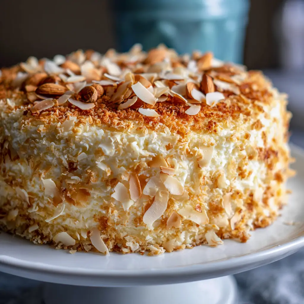 Almond Coconut Cake