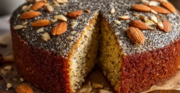 Almond Poppy Seed Cake