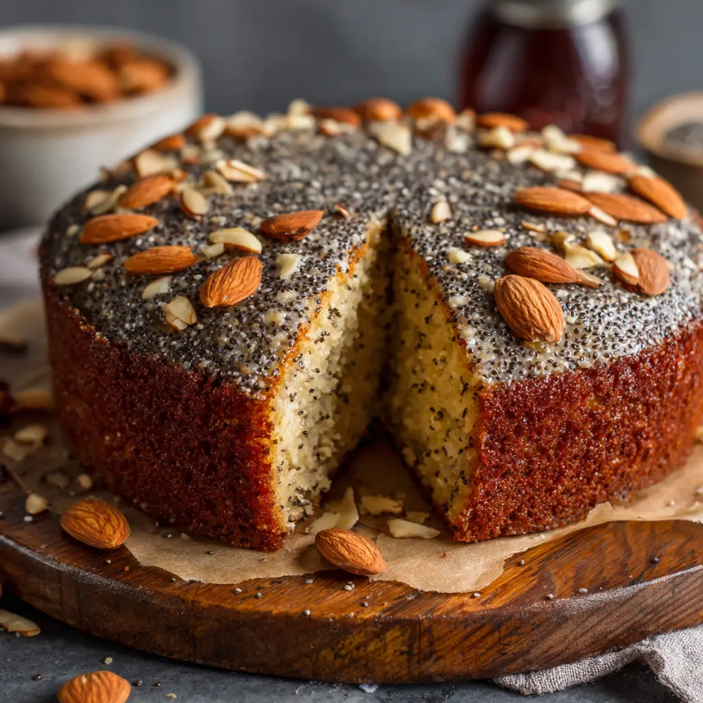 Almond Poppy Seed Cake