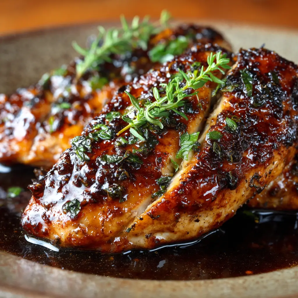 Balsamic Glazed Chicken Breast