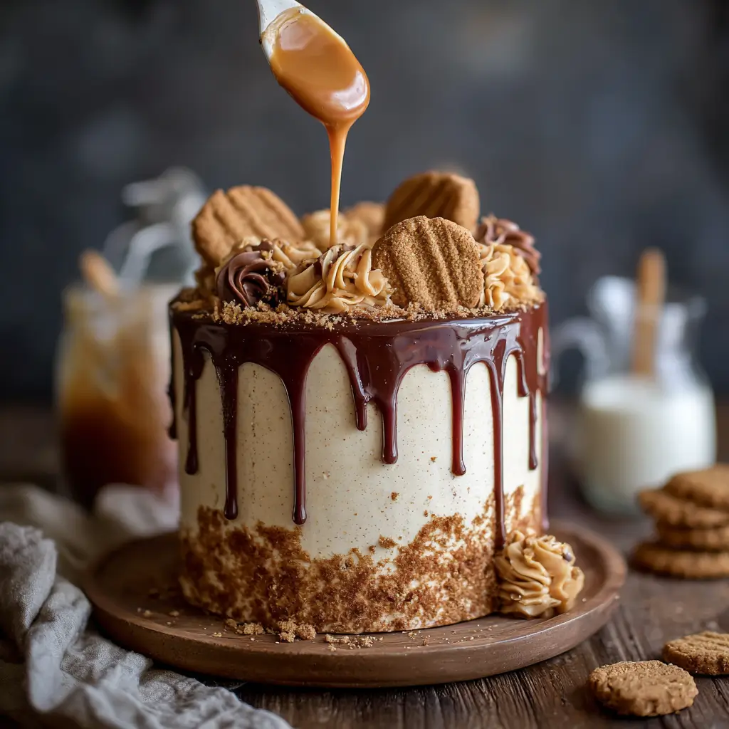 Biscoff Cookie Butter Cake