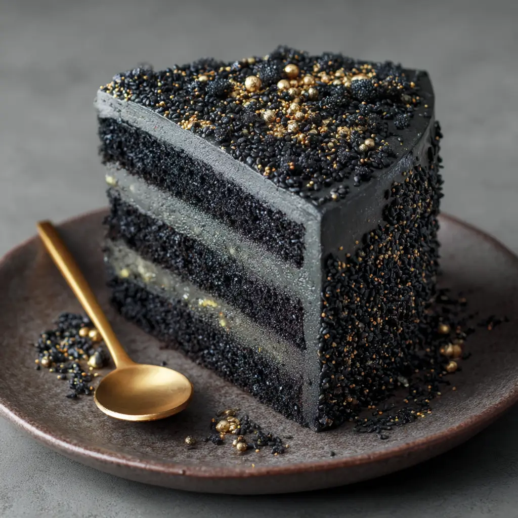 Black Sesame Cake