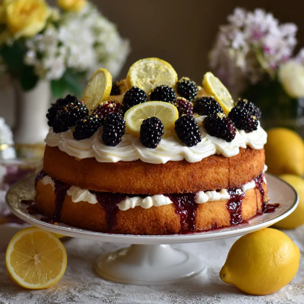 Blackberry Lemon Cake