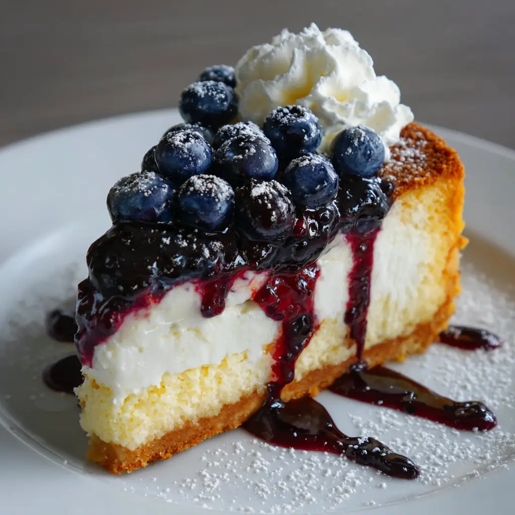 Blueberry Cream Cheese Cake