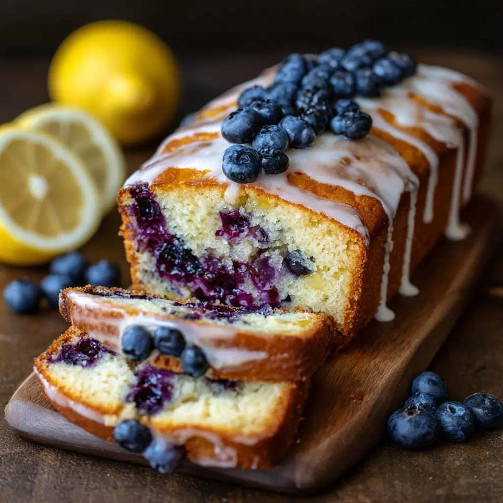 Blueberry Lemon Pound Cake