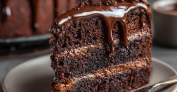 Brownie Cake with Ganache