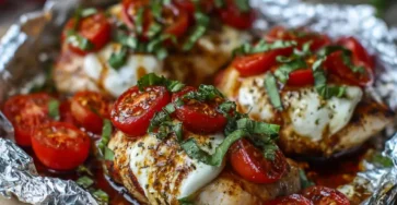 Caprese Chicken Packets