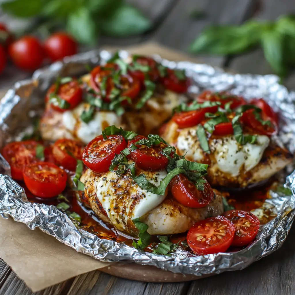 Caprese Chicken Packets