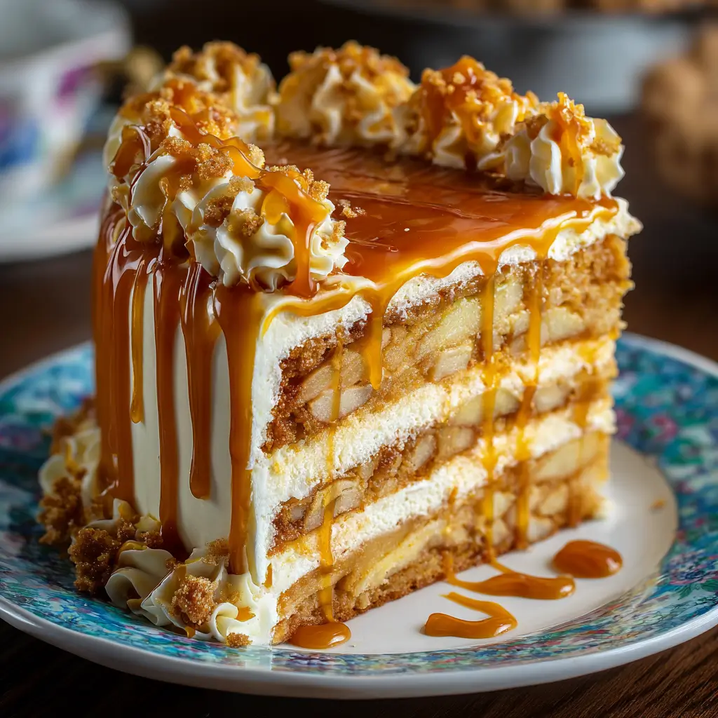 Caramel Apple Cake