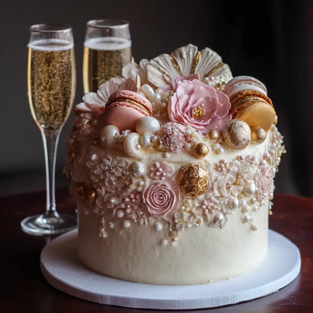 Champagne Celebration Cake