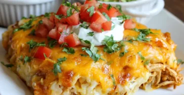 Cheesy Chicken Taco Bake