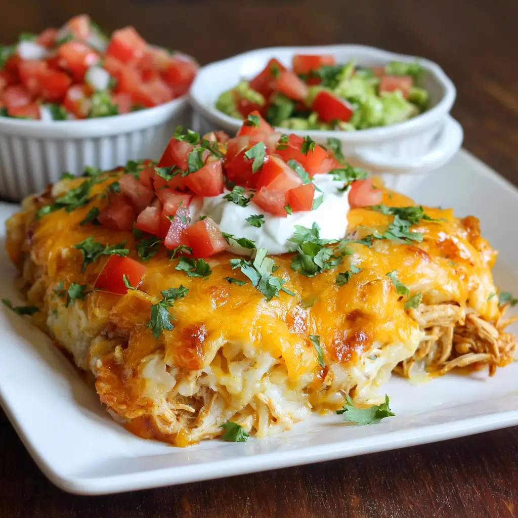 Cheesy Chicken Taco Bake