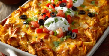 Chicken Burrito Casserole