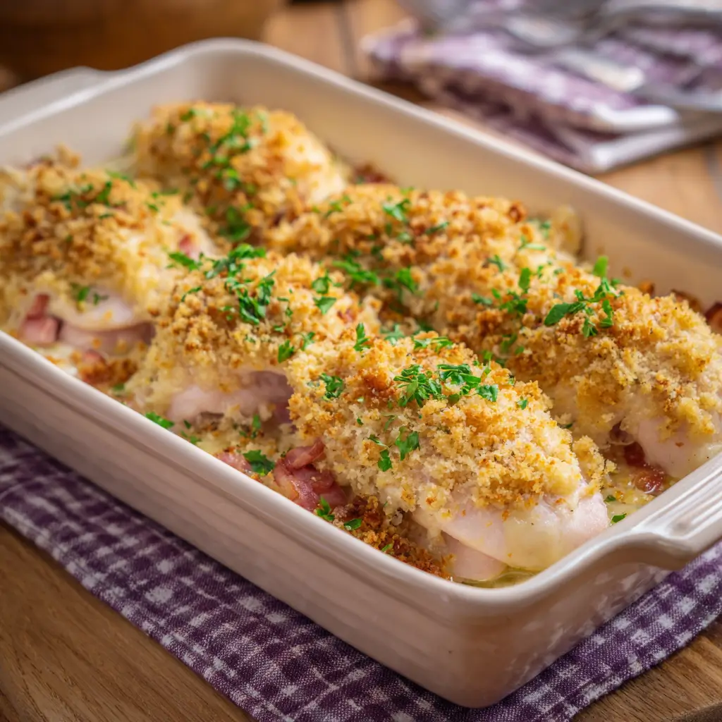Chicken Cordon Bleu Casserole
