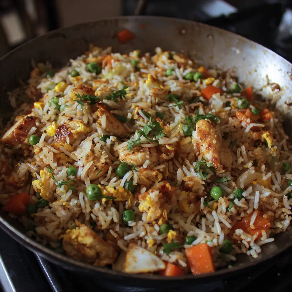 Chicken Fried Rice with Veggies