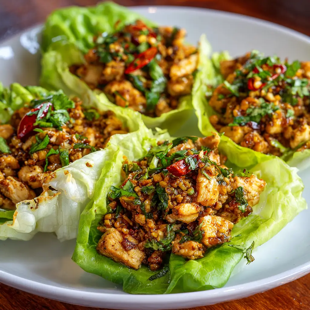 Chicken Lettuce Wraps