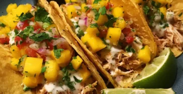 Chicken Mango Salsa Tacos