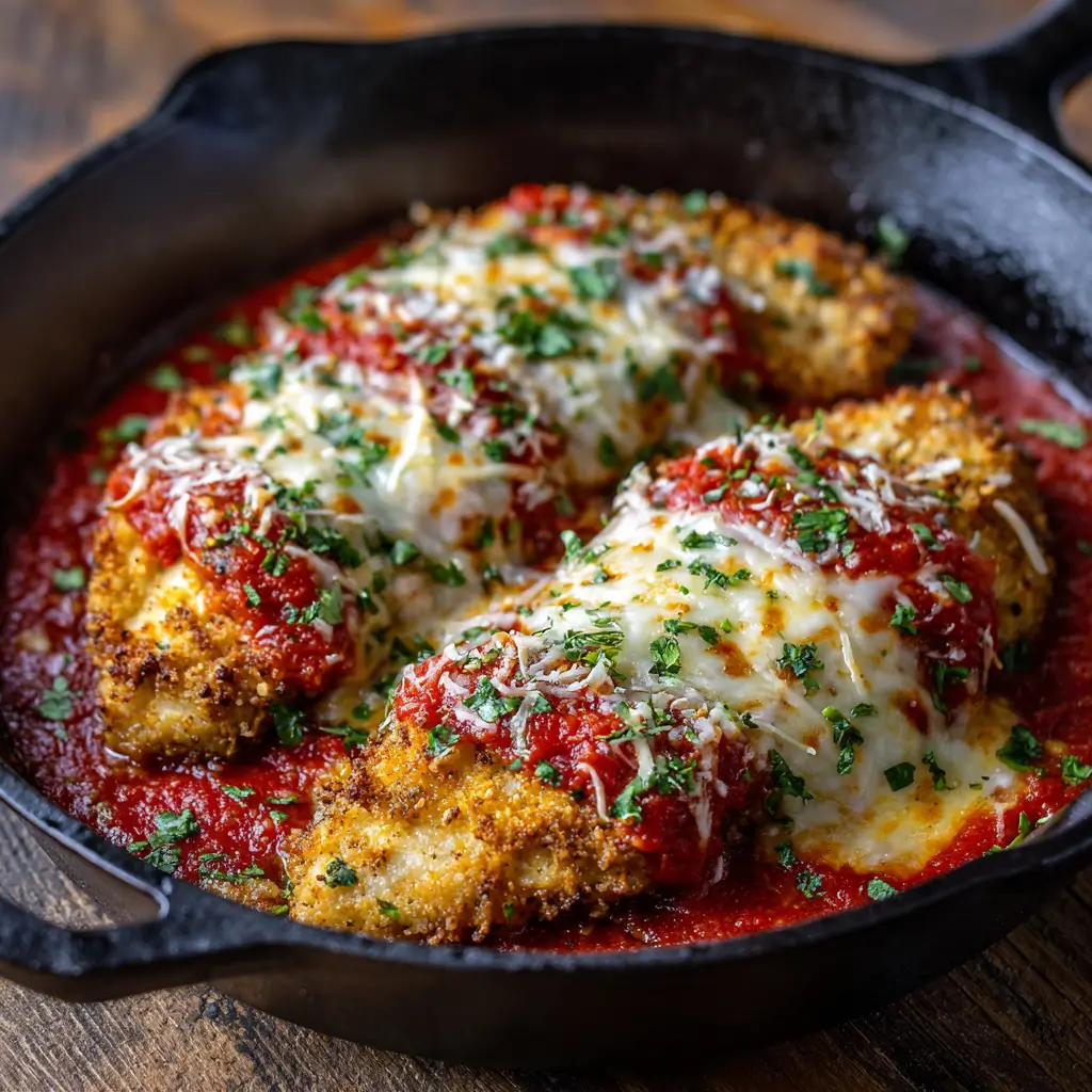 Chicken Parmesan with Marinara