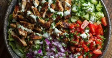 Chicken Shawarma Salad Bowl