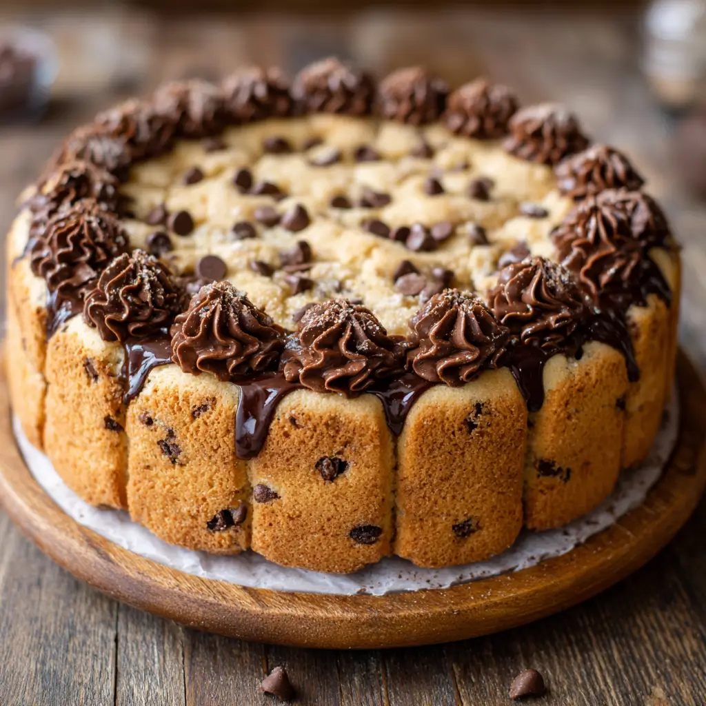 Chocolate Chip Cookie Cake