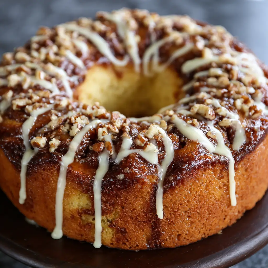 Cinnamon Roll Cake