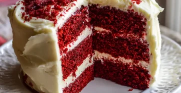 Classic Red Velvet Cake with Cream Cheese Frosting
