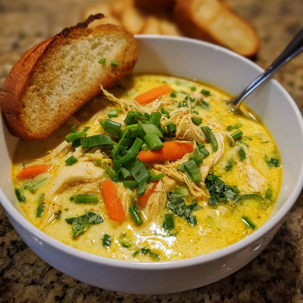 Coconut Curry Chicken Soup