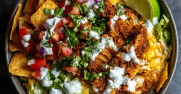 Crispy Chicken Burrito Bowls