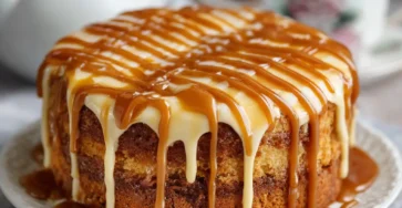 Decadent Caramel Drizzle Cake