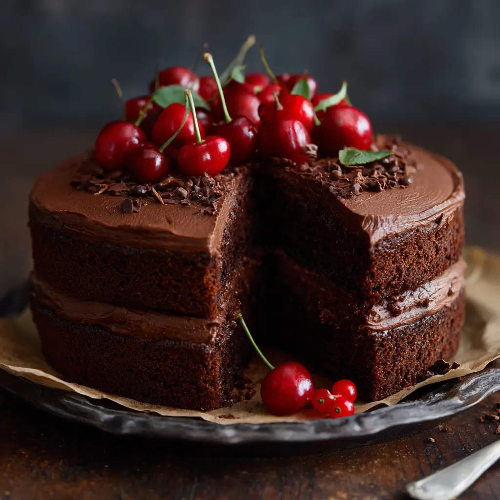 Devil’s Food Chocolate Cake