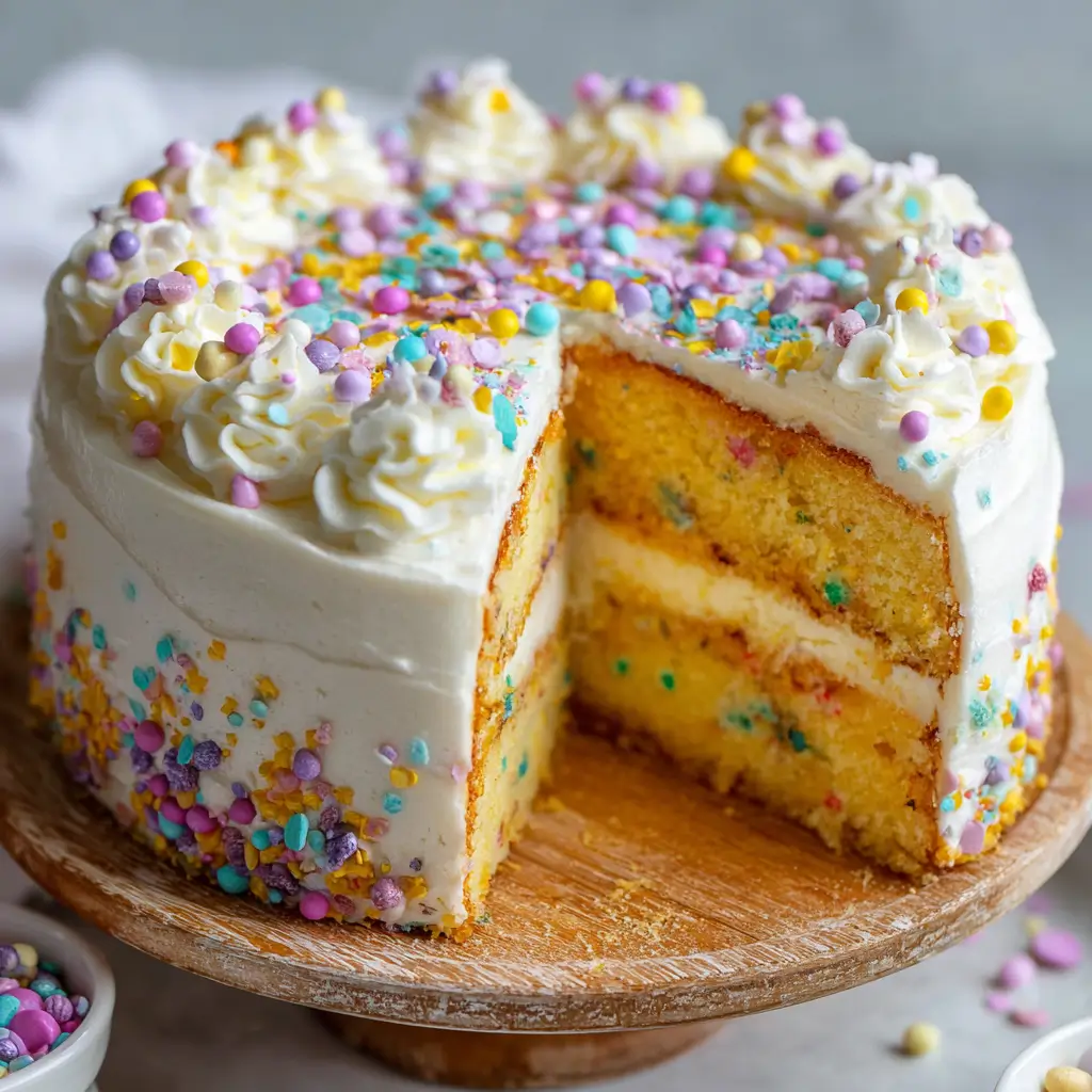 Fluffy Vanilla Dream Cake