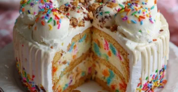 Funfetti Ice Cream Cake