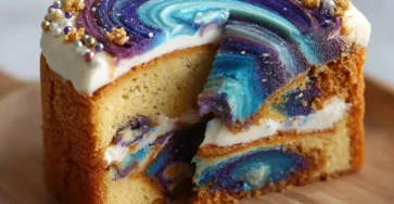 Galaxy Marble Cake