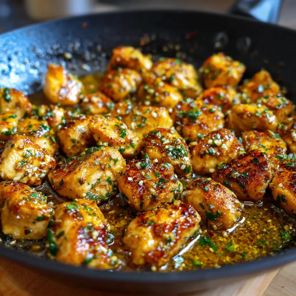 Garlic Butter Chicken Bites