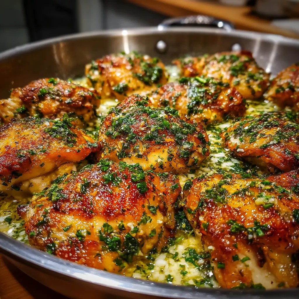 Garlic Butter Ranch Chicken Thighs
