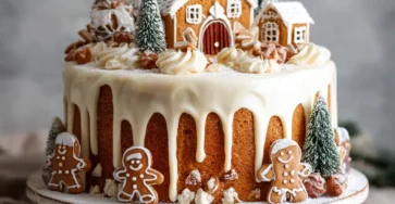 Gingerbread Christmas Cake