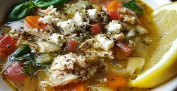 Greek Lemon Chicken Soup