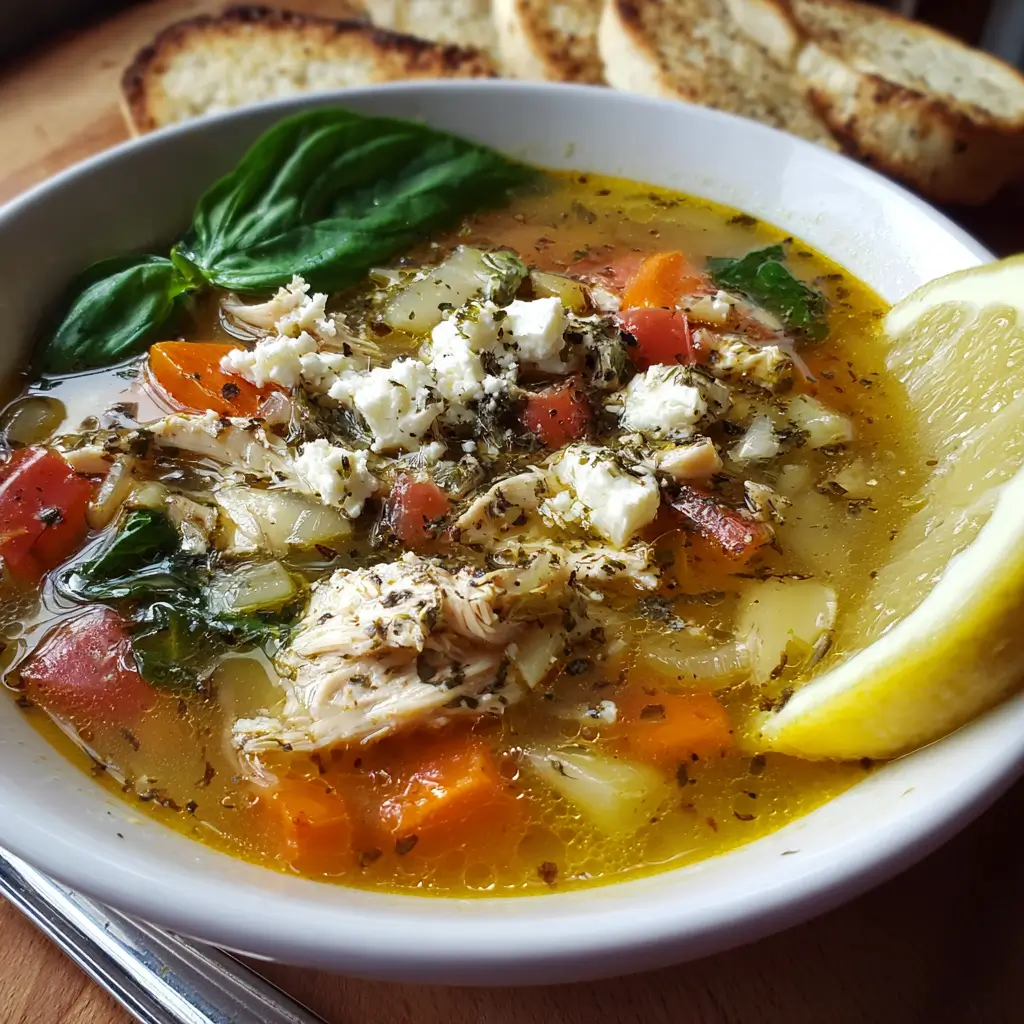 Greek Lemon Chicken Soup