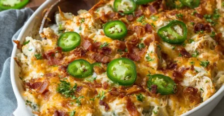 Jalapeño Popper Chicken Casserole