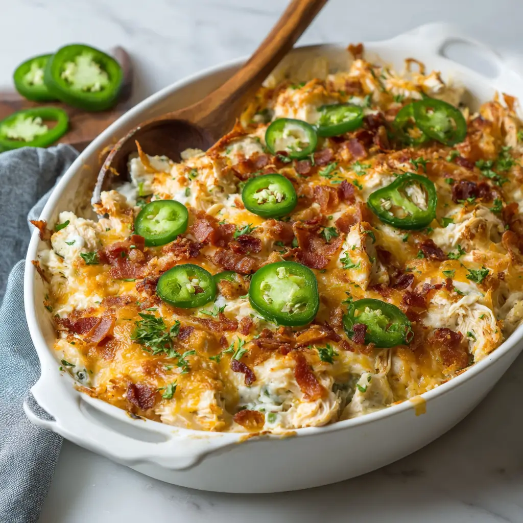 Jalapeño Popper Chicken Casserole