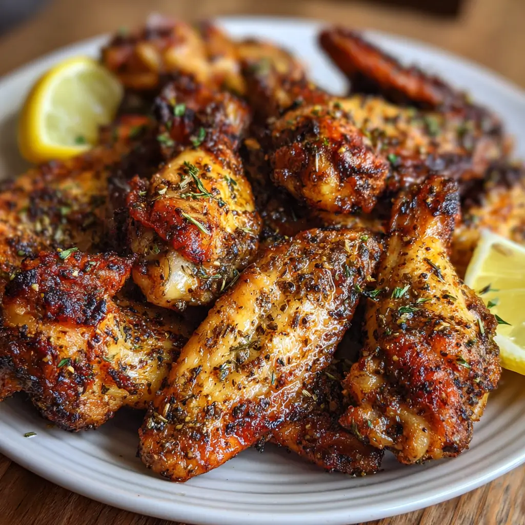 Lemon Pepper Chicken Wings
