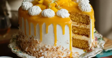Mango Coconut Cake
