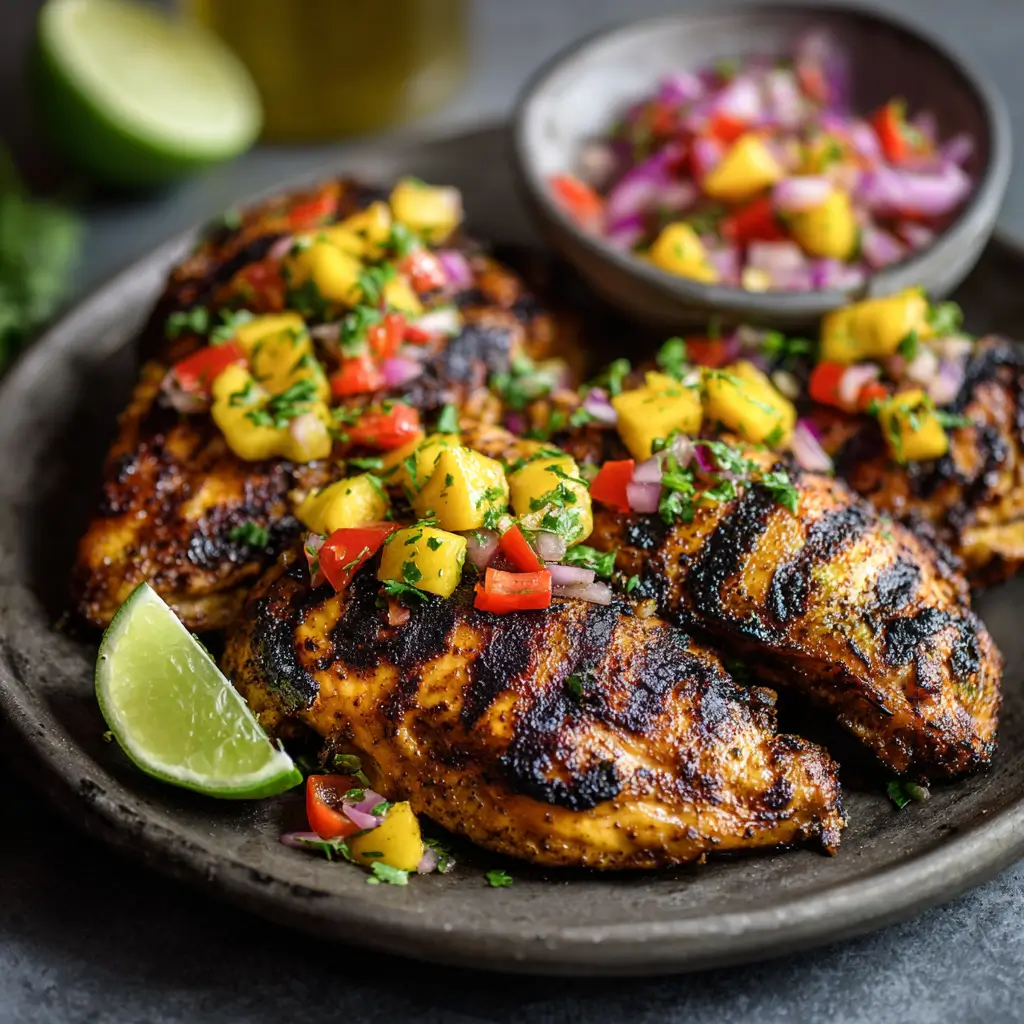 Mango Habanero Grilled Chicken