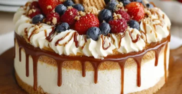 No-Bake Cheesecake Cake